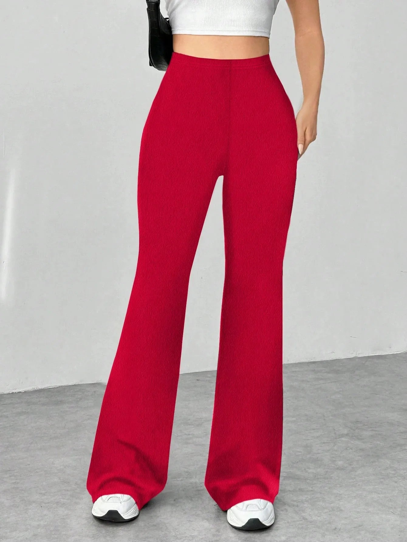 High Waisted Flare Pants | Trousers Flare Pants from PHUNKYN