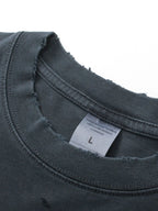 Men's Distressed Round Neck Short Sleeve T-Shirt | T-Shirts T-Shirt from PHUNKYN