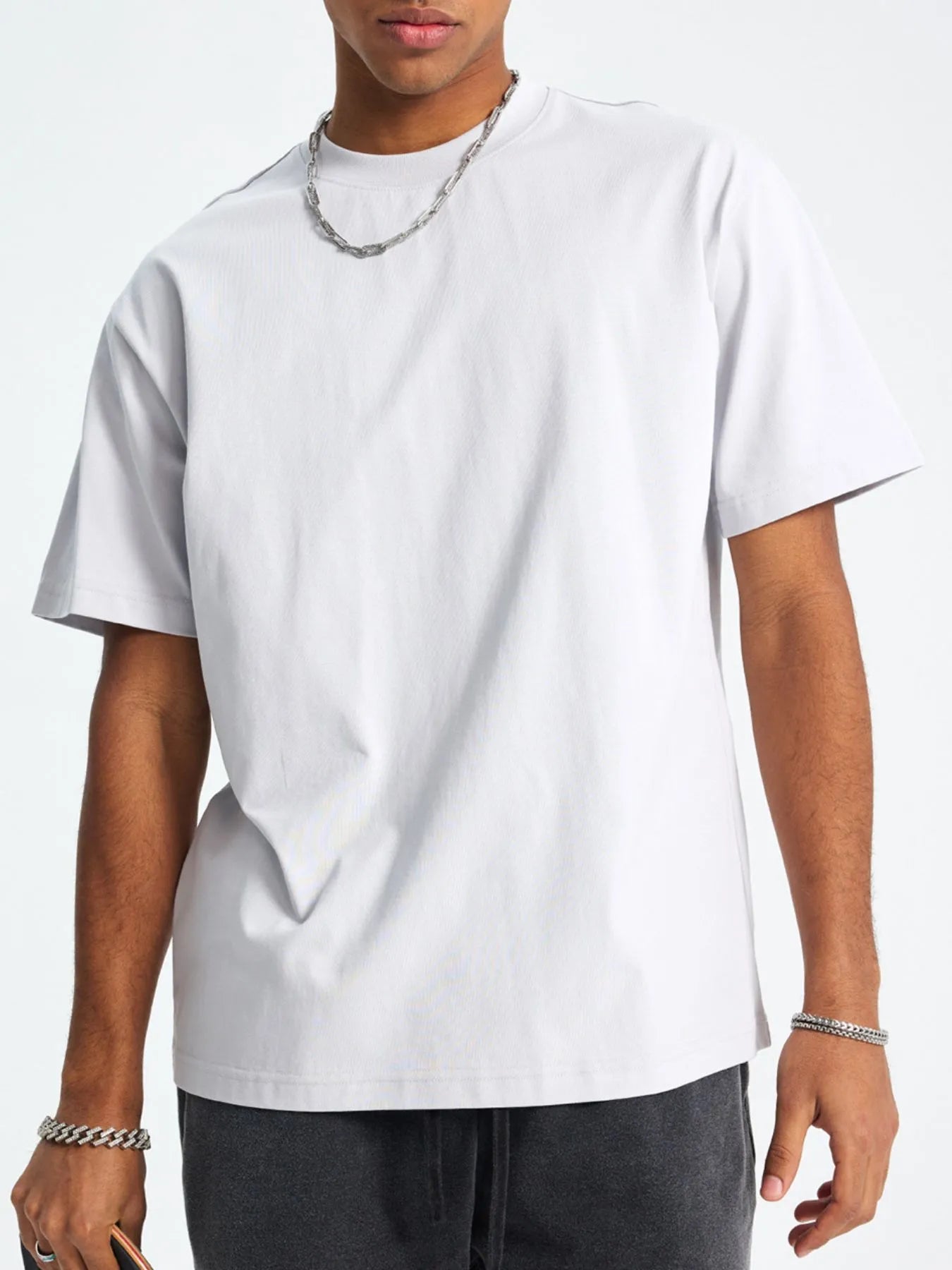 Men's Classic Crew Neck Oversized T-Shirt | T-Shirts T-Shirt from PHUNKYN