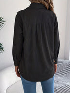 Corduroy Button-Up Long Sleeve Shirt | Shirts Shirt from PHUNKYN