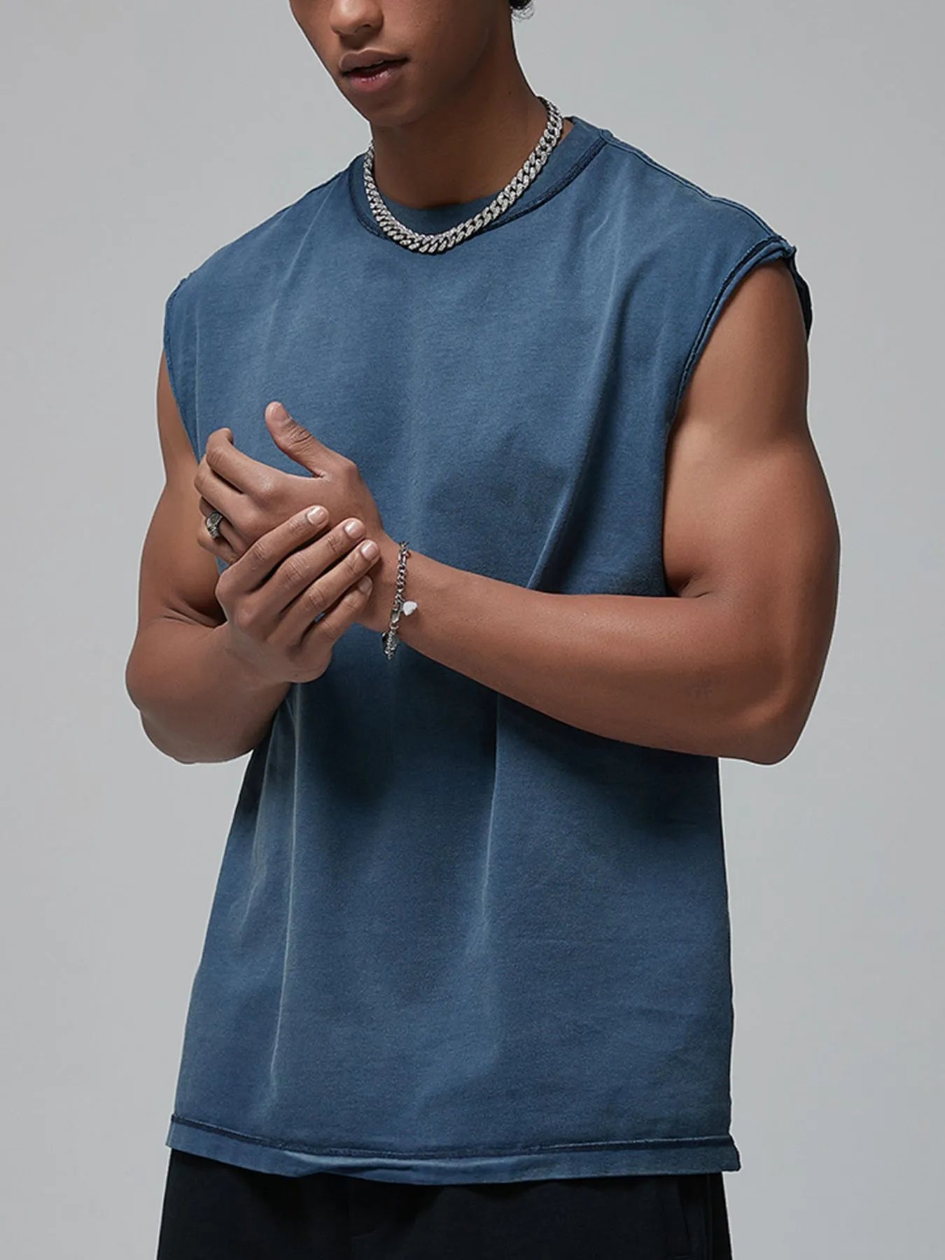 Men's Round Neck Tank | Tank Tops Tank from PHUNKYN