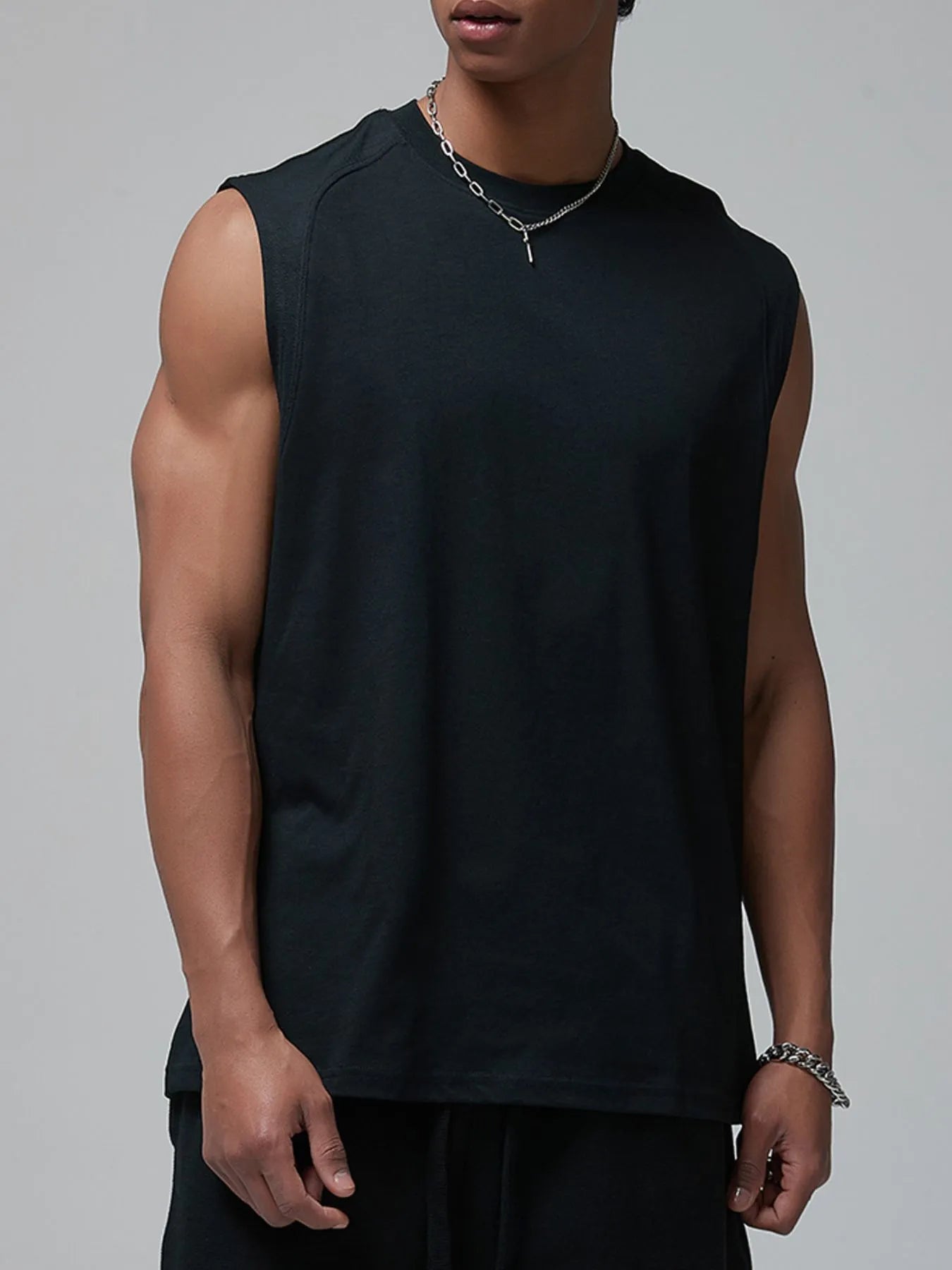 Men's Round Neck Tank | Tank Tops Tank Top from PHUNKYN