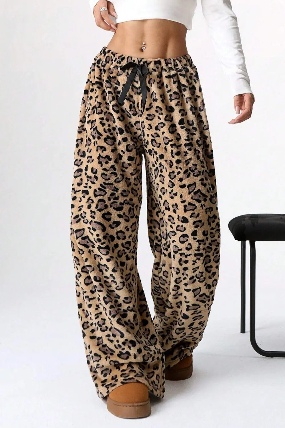 Leopard Wide Leg Pants | Wide Leg Pants from PHUNKYN