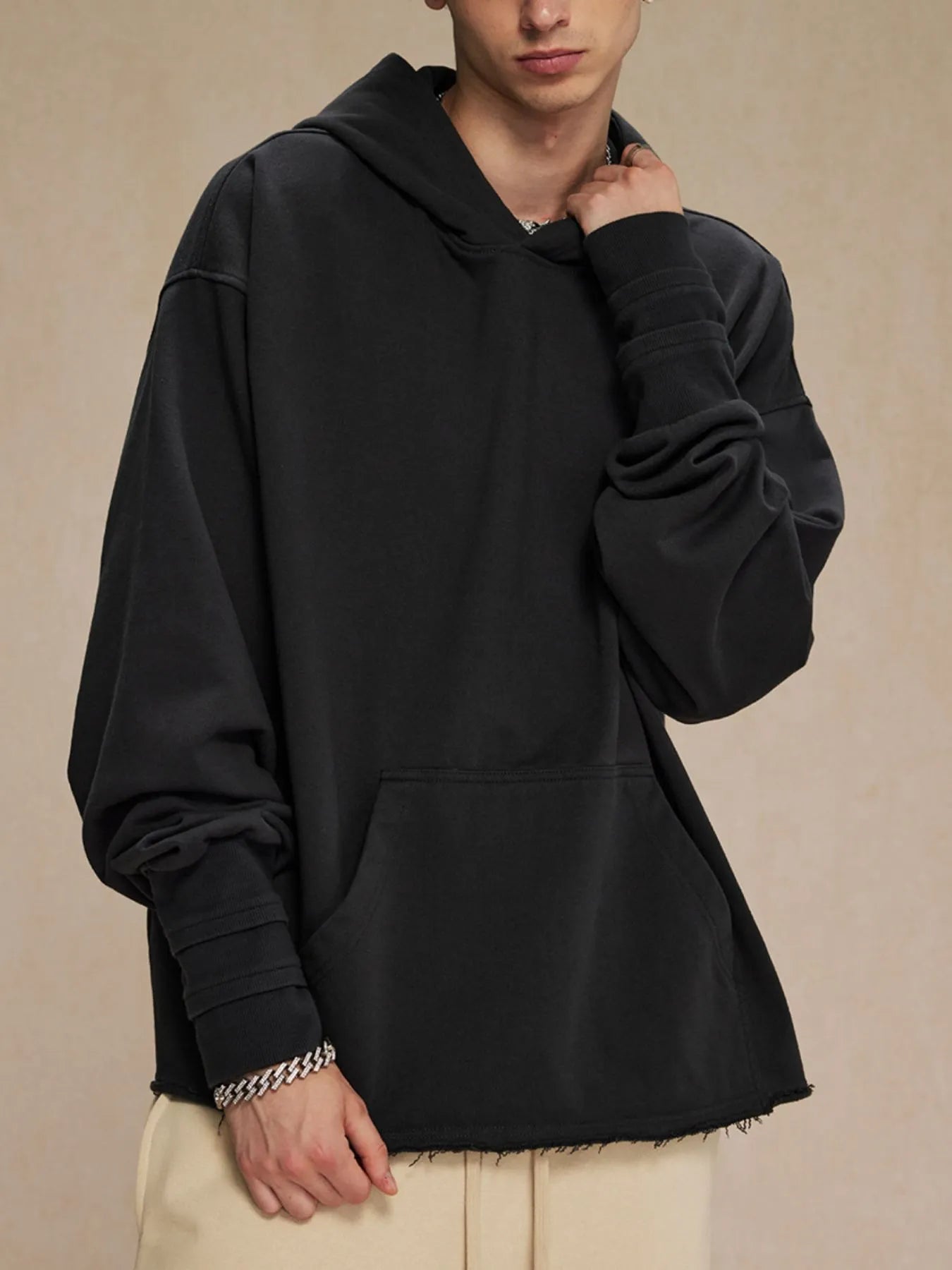 Men's Kangaroo Pocket Long Sleeve Hoodie | Hoodies Hoodie from PHUNKYN