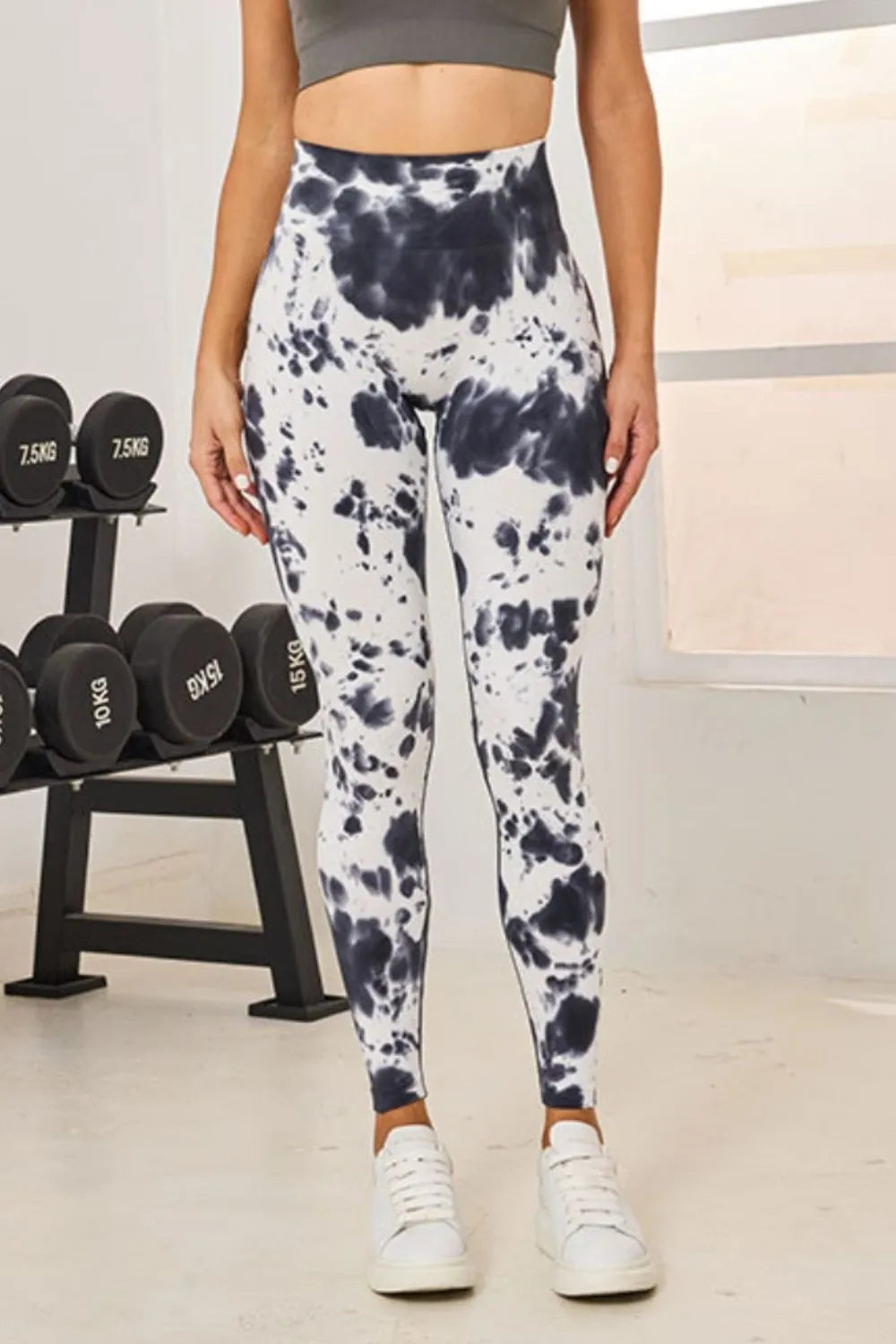 Tie-Dye High Waist Active Leggings | Leggings Leggings from PHUNKYN