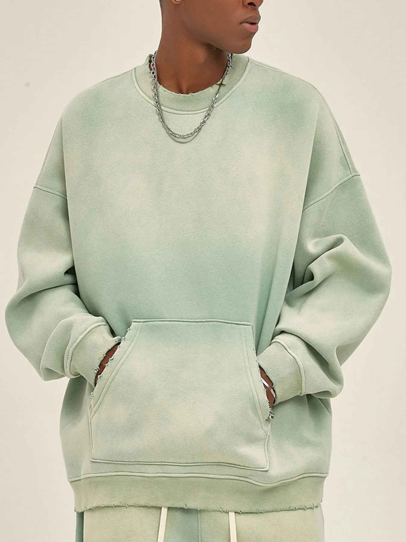 Men's Gradient Dropped Shoulder Sweatshirt | Sweatshirts Sweatshirt from PHUNKYN