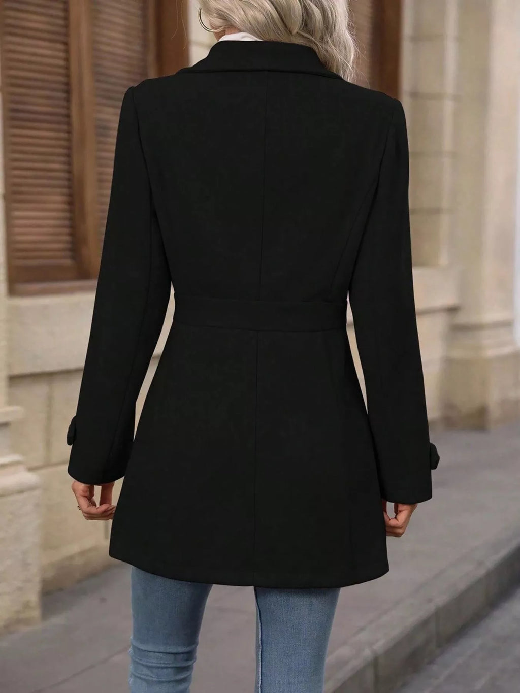 Button Up Long Sleeve Coat | Trench Coats Coat from PHUNKYN