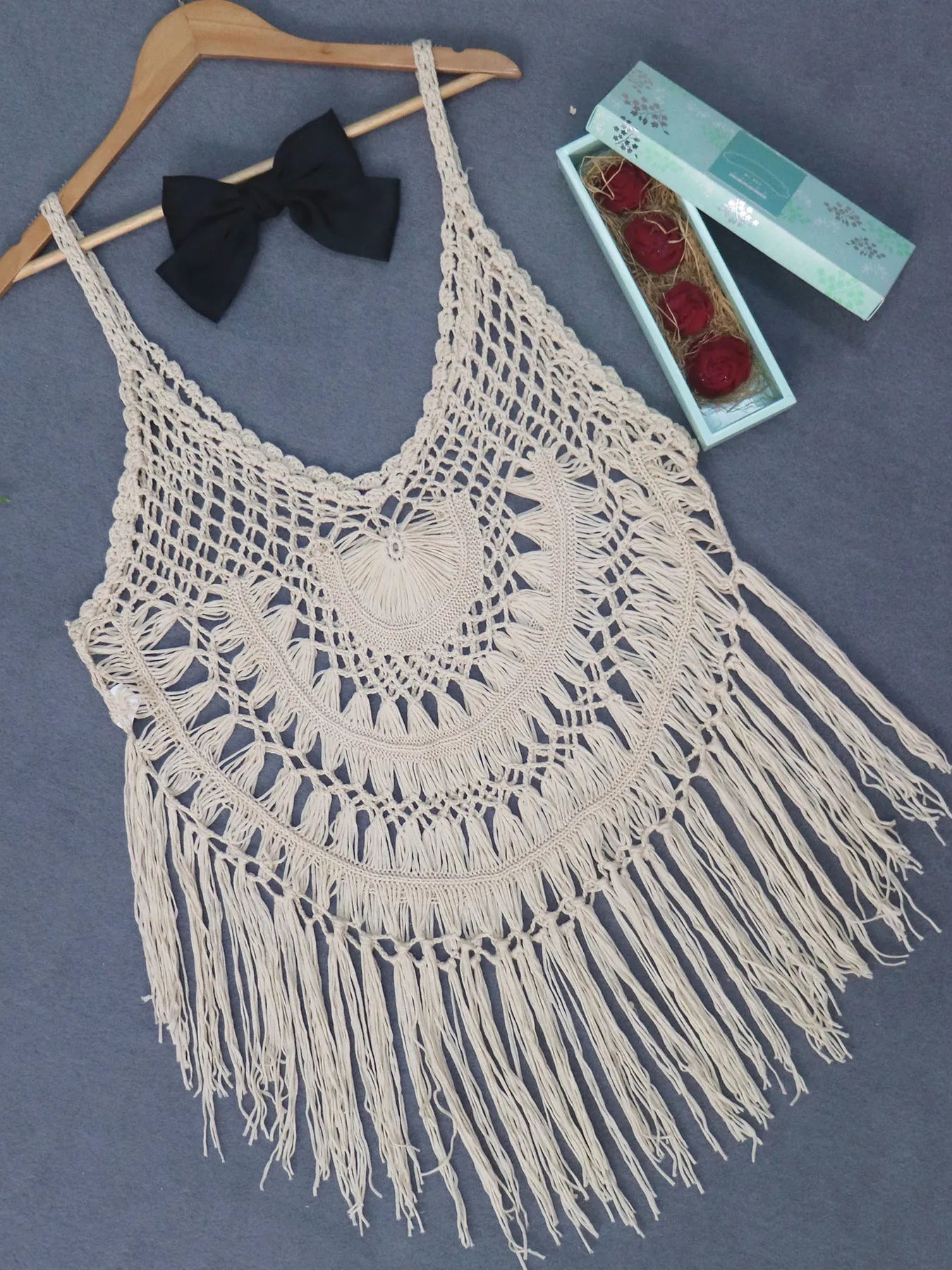 Crochet Fringe Beach Cover Up | Cover Ups Cover up from PHUNKYN