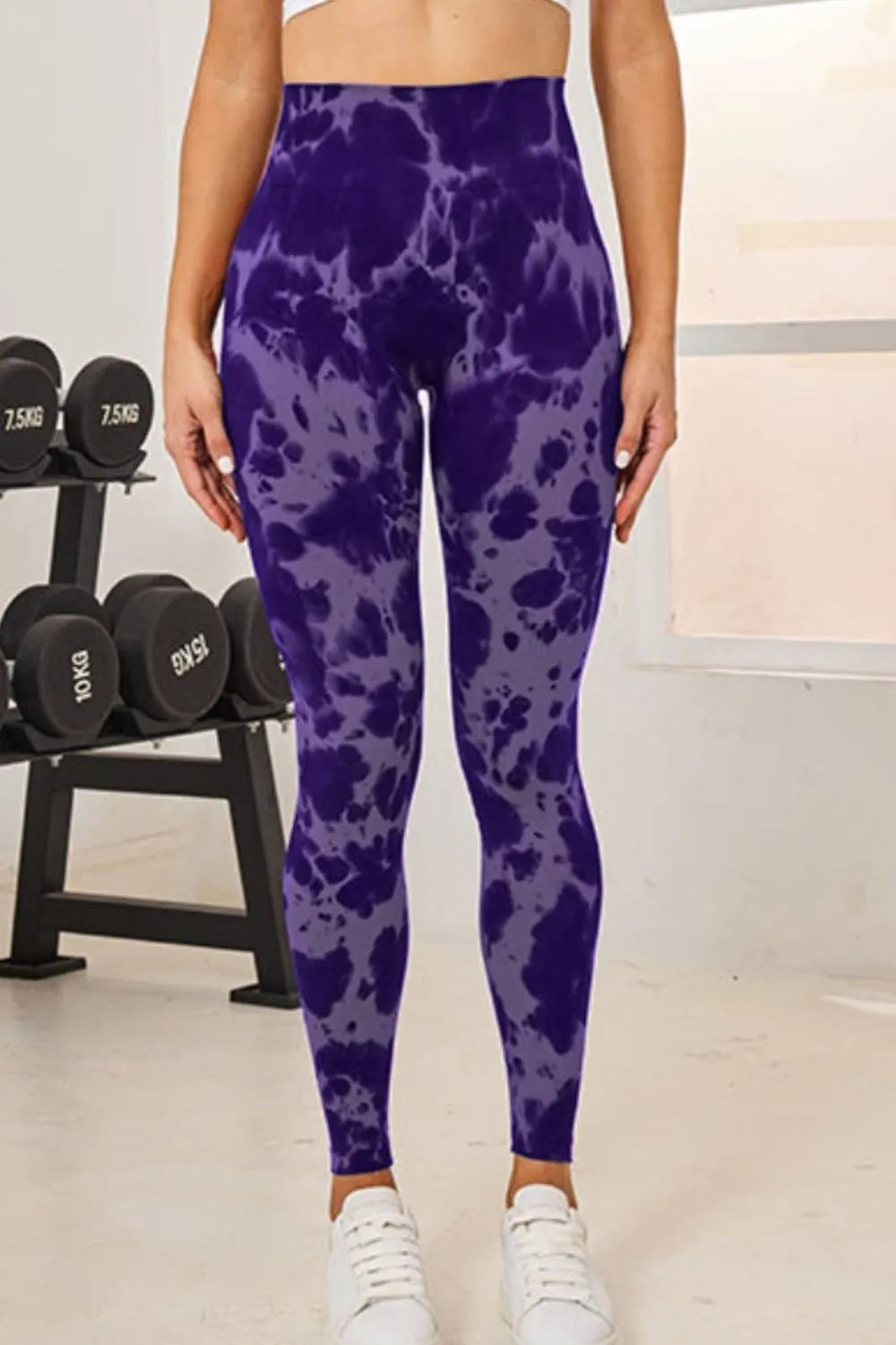 Tie-Dye High Waist Active Leggings | Leggings Leggings from PHUNKYN