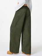 Wide Leg Drawstring Pants | Trousers Wide Leg Pants from PHUNKYN