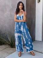 V-Neck Spaghetti Strap Jumpsuit | One-Pieces Jumpsuit from PHUNKYN