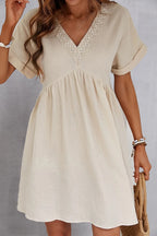 V-Neck Short Sleeve Dress | Dresses Dress from PHUNKYN