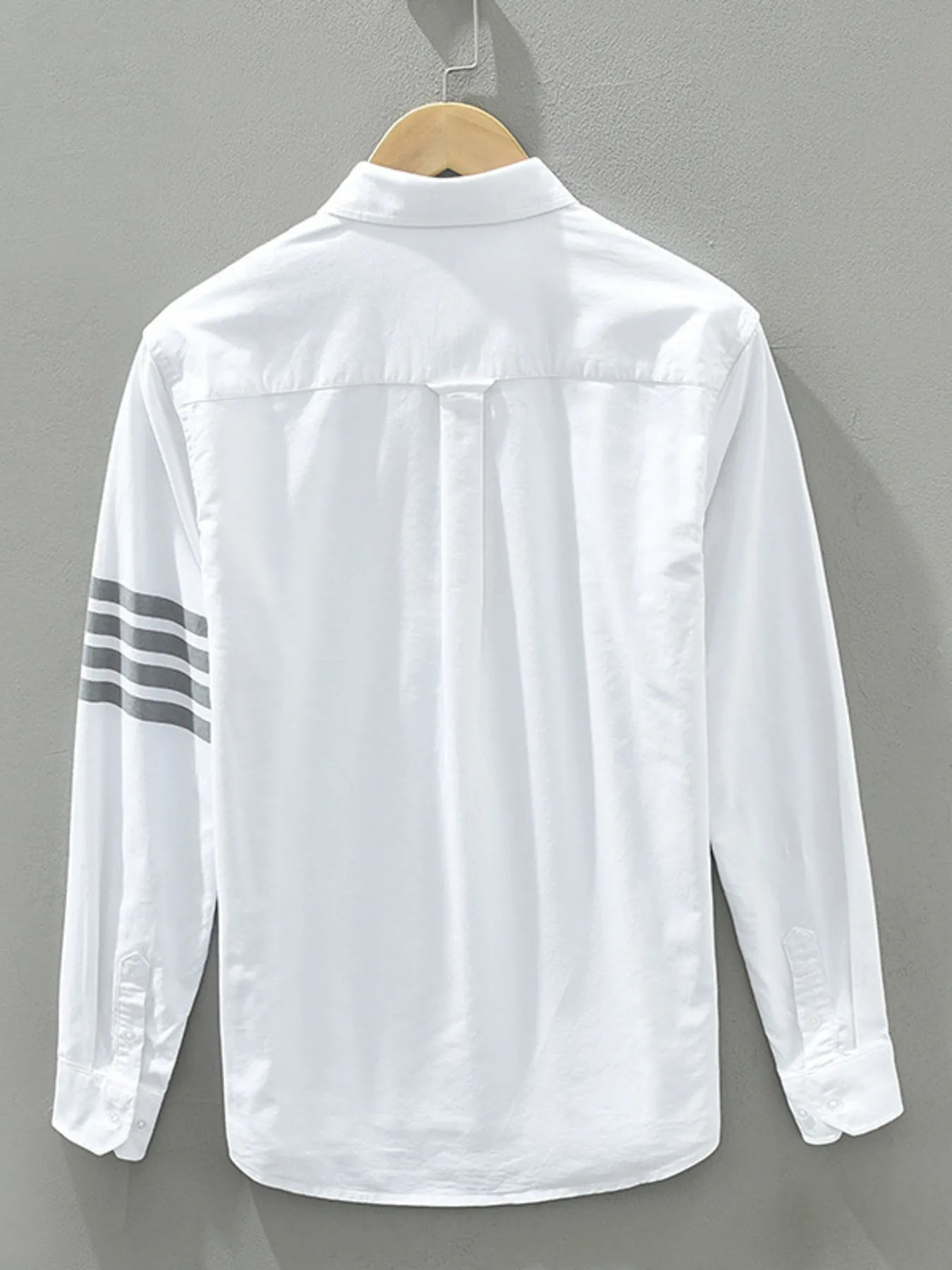 Men's Button-Up Shirt with Stripe Detail | Shirts Shirt from PHUNKYN