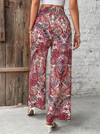 Printed Wide Leg Pants | Trousers Trousers from PHUNKYN