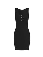 Ribbed Button Front Dress and Cardigan Sweater Set | Outfit Sets Top and Dress Set from PHUNKYN