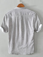 Men's Casual Striped Short Sleeve Shirt | Shirts Shirts from PHUNKYN