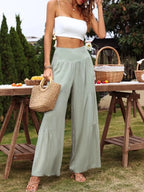 High Waist Wide Leg Pants | Trousers Wide Leg Pants from PHUNKYN