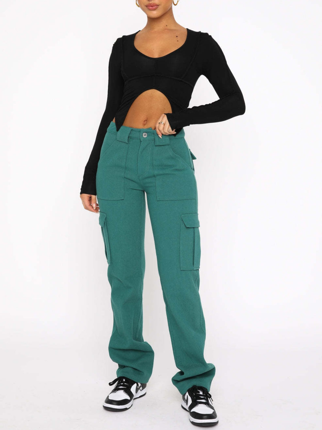Straight Leg Cargo Pants | Cargo Pants Cargo Pants from PHUNKYN