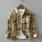 Men's Camouflage Button Up Long Sleeve Shirt | Shirts Shirts from PHUNKYN