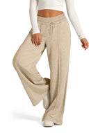 Drawstring Relaxed Fit Wide Leg Pants | Trousers Women's Trousers from PHUNKYN