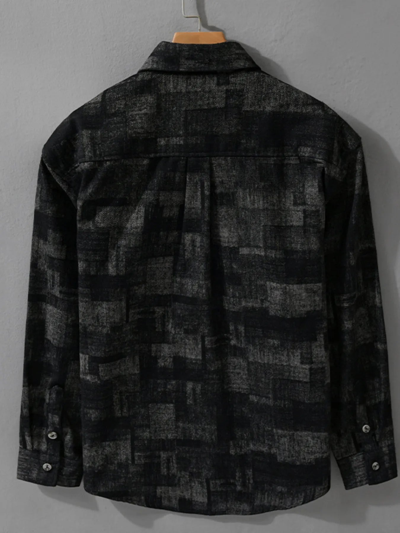 Men's Plus Size Vintage Plaid Button-Down Shirt | Shirts Shirt from PHUNKYN