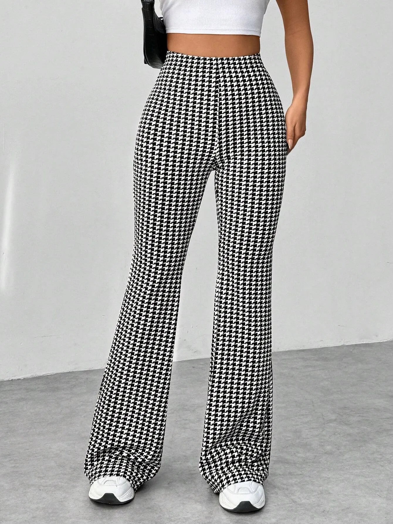 High Waisted Flare Pants | Trousers Flare Pants from PHUNKYN