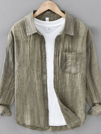 Men's Button Up Long Sleeve Shirt | Shirts Shirts from PHUNKYN