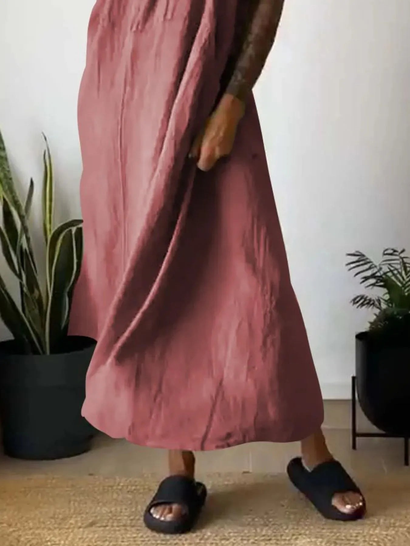 Ruched Cami Maxi Dress with Pockets | Dresses Maxi Dress from PHUNKYN