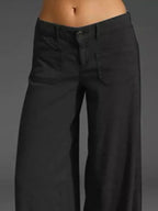 Wide Leg Pants with Pockets | Trousers Pants from PHUNKYN