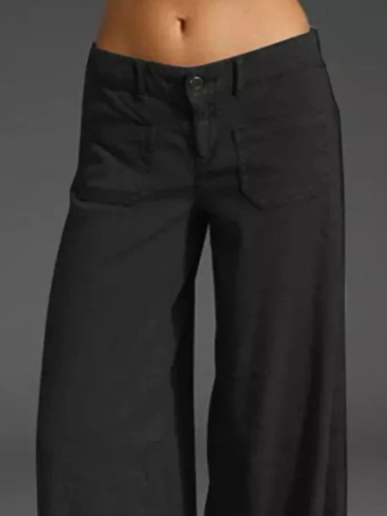Wide Leg Pants with Pockets | Trousers Pants from PHUNKYN