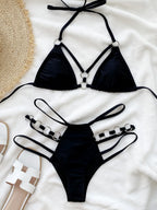 Cutout Halter Neck Two-Piece Bikini Set | Classic Bikinis Bikini from PHUNKYN