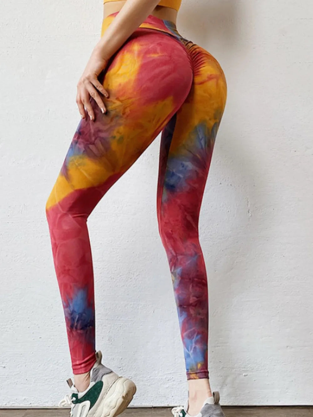 Tie-Dye High Waist Active Leggings | Leggings Leggings from PHUNKYN