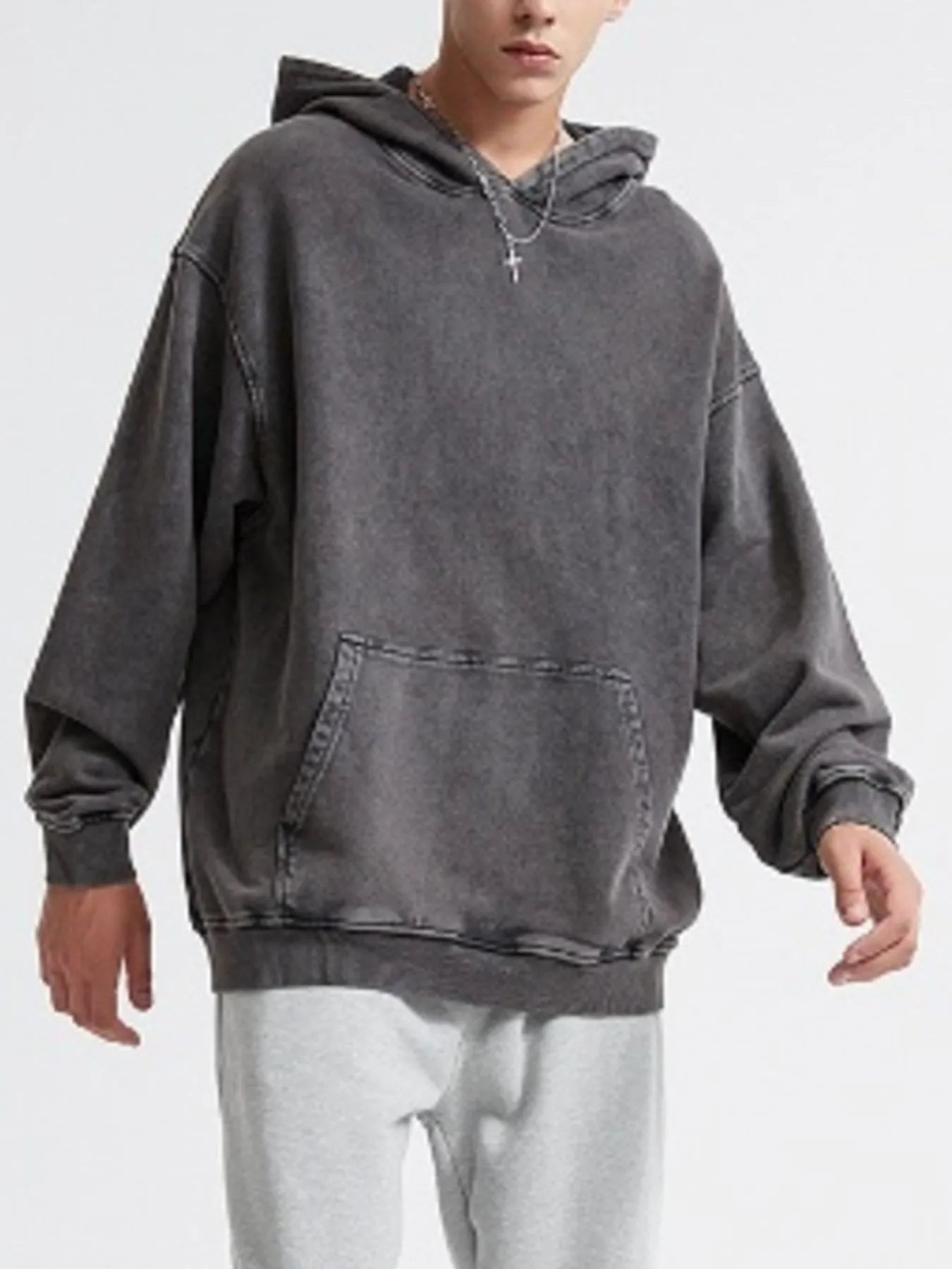 Men's Kangaroo Pocket Long Sleeve Hoodie | Hoodies Hoodie from PHUNKYN