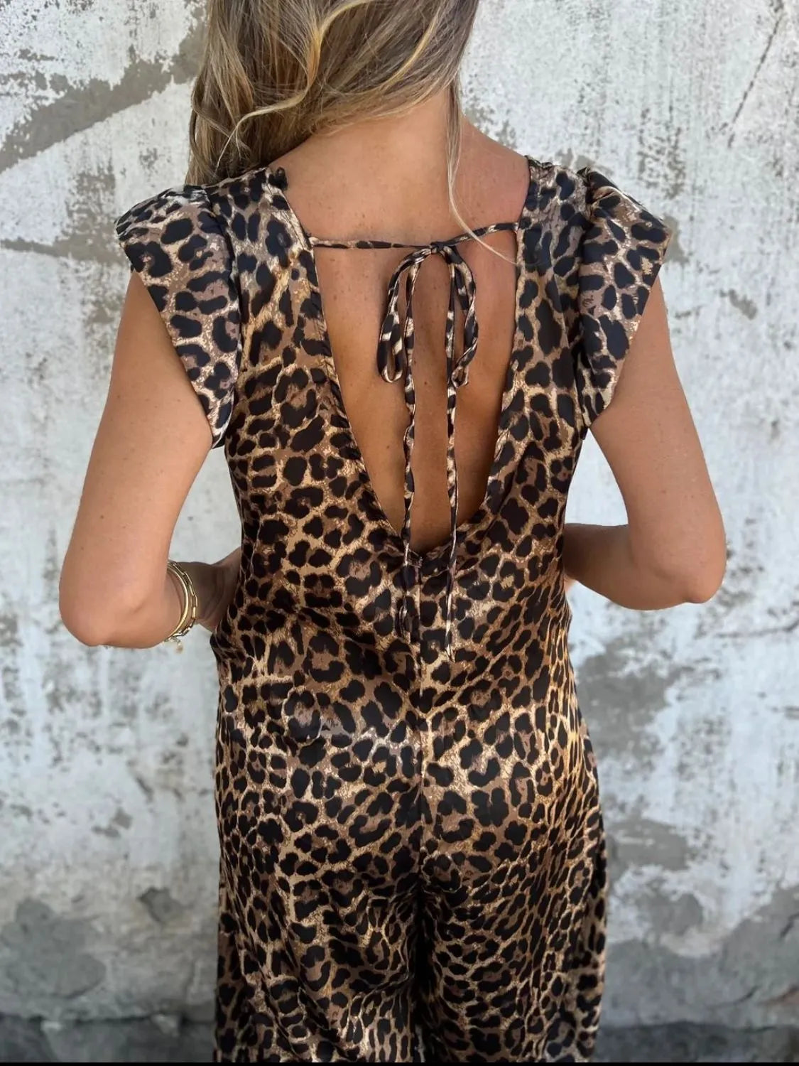 Full Size V-Neck Cap Sleeve Wide Leg Jumpsuit Plus Size | One-Pieces Jumpsuit from PHUNKYN