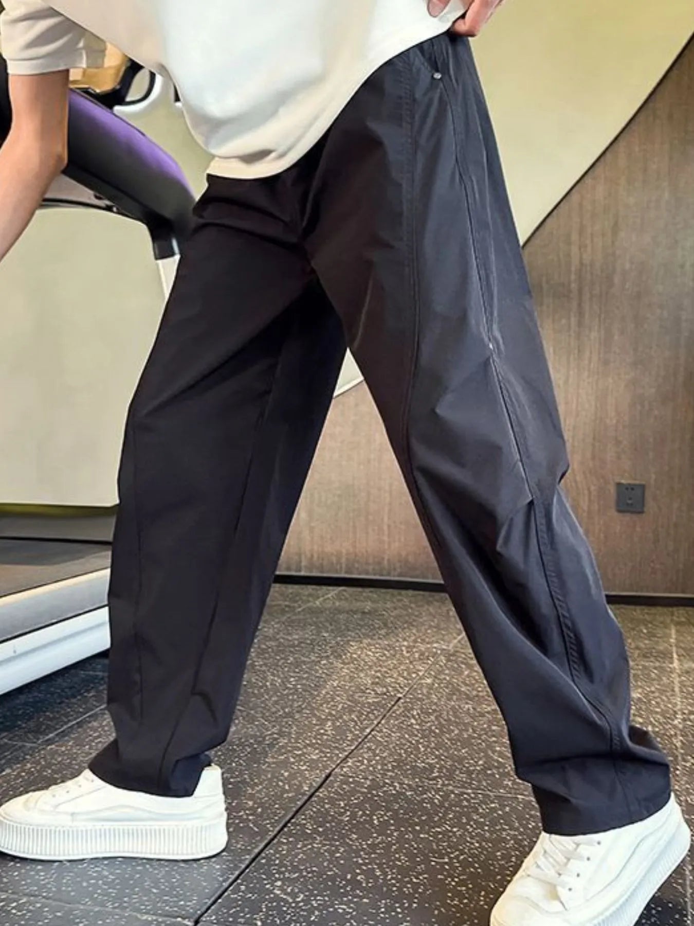 Men's Drawstring Wide Leg Pants | Joggers Wide Leg pants from PHUNKYN