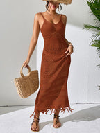 Openwork Scoop Neck Cover-Up Dress | Cover Ups Cover up from PHUNKYN