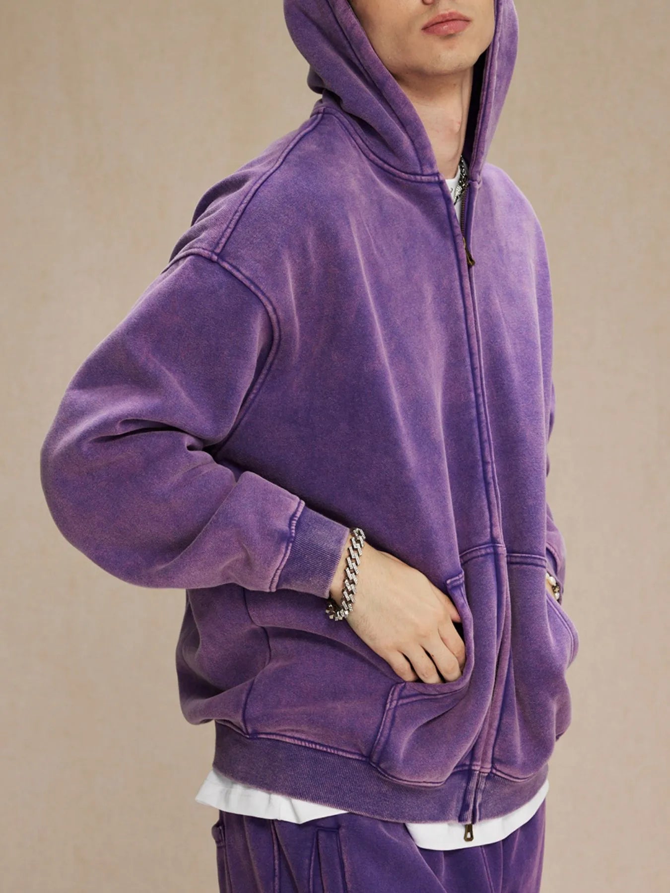 Men's Zip Up Long Sleeve Hoodie | Hoodies Hoodie from PHUNKYN