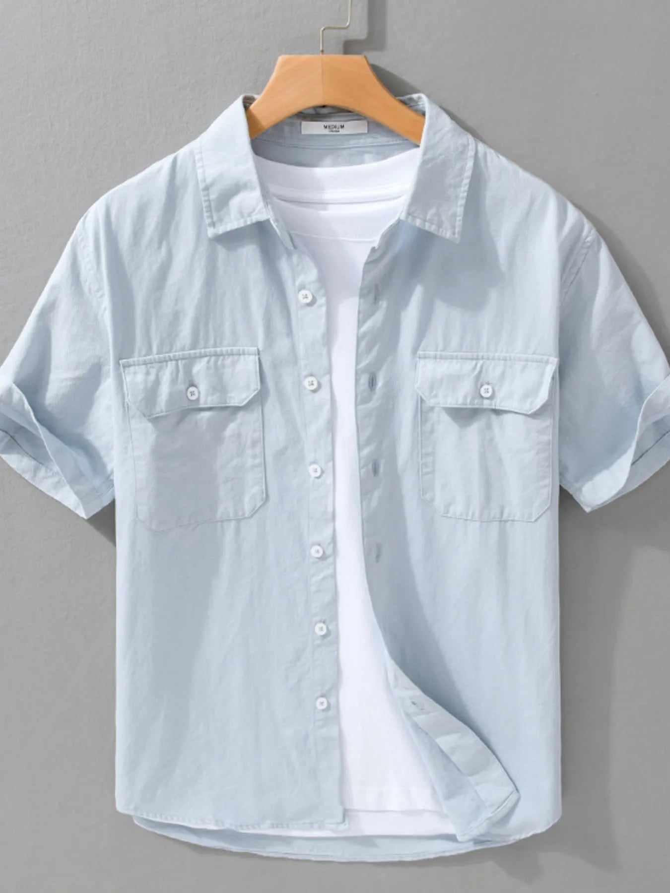 Men's Button Up Short Sleeve Shirt | Shirts Shirts from PHUNKYN