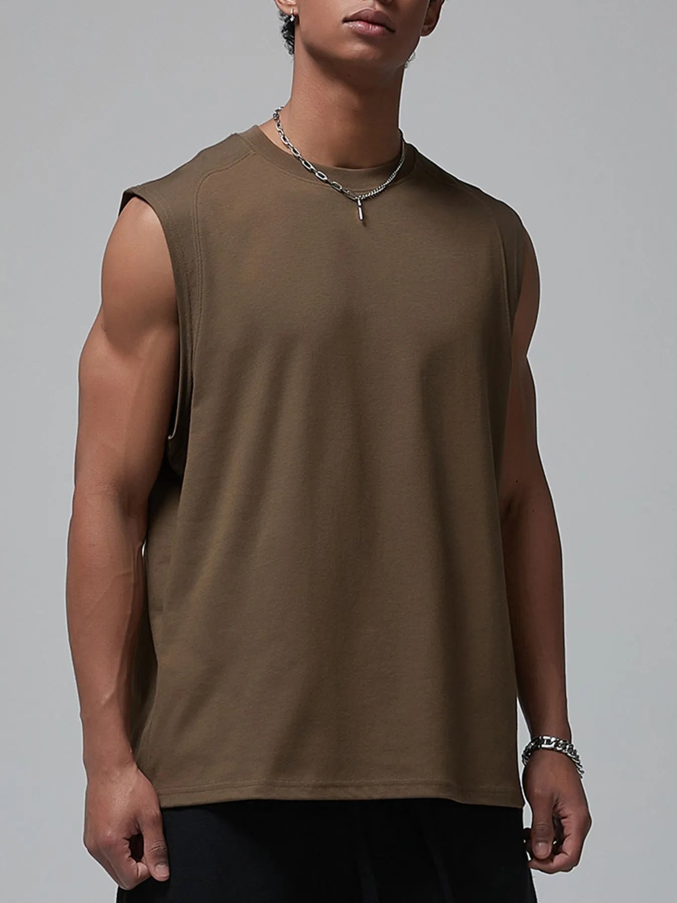 Men's Round Neck Tank | Tank Tops Tank Top from PHUNKYN