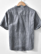 Men's Button Detail Short Sleeve Shirt | Shirts Shirts from PHUNKYN