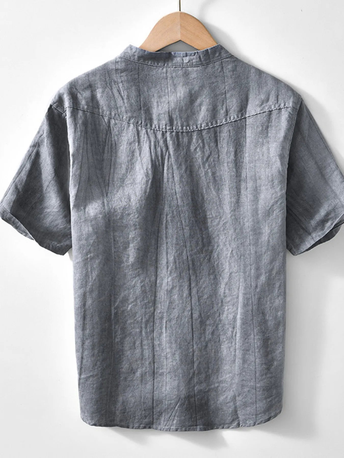 Men's Button Detail Short Sleeve Shirt | Shirts Shirts from PHUNKYN