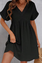 V-Neck Short Sleeve Dress | Dresses Dress from PHUNKYN