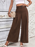 High Waisted Wide Leg Pants | Trousers Wide Leg Pants from PHUNKYN