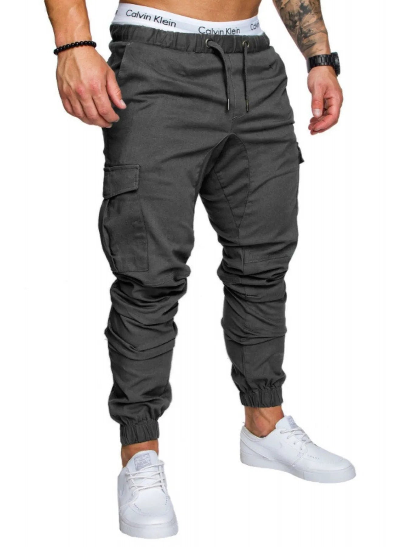 Men's Cargo Jogger with Drawstring Waistband Plus Size | Cargo Pants Cargo Pants from PHUNKYN