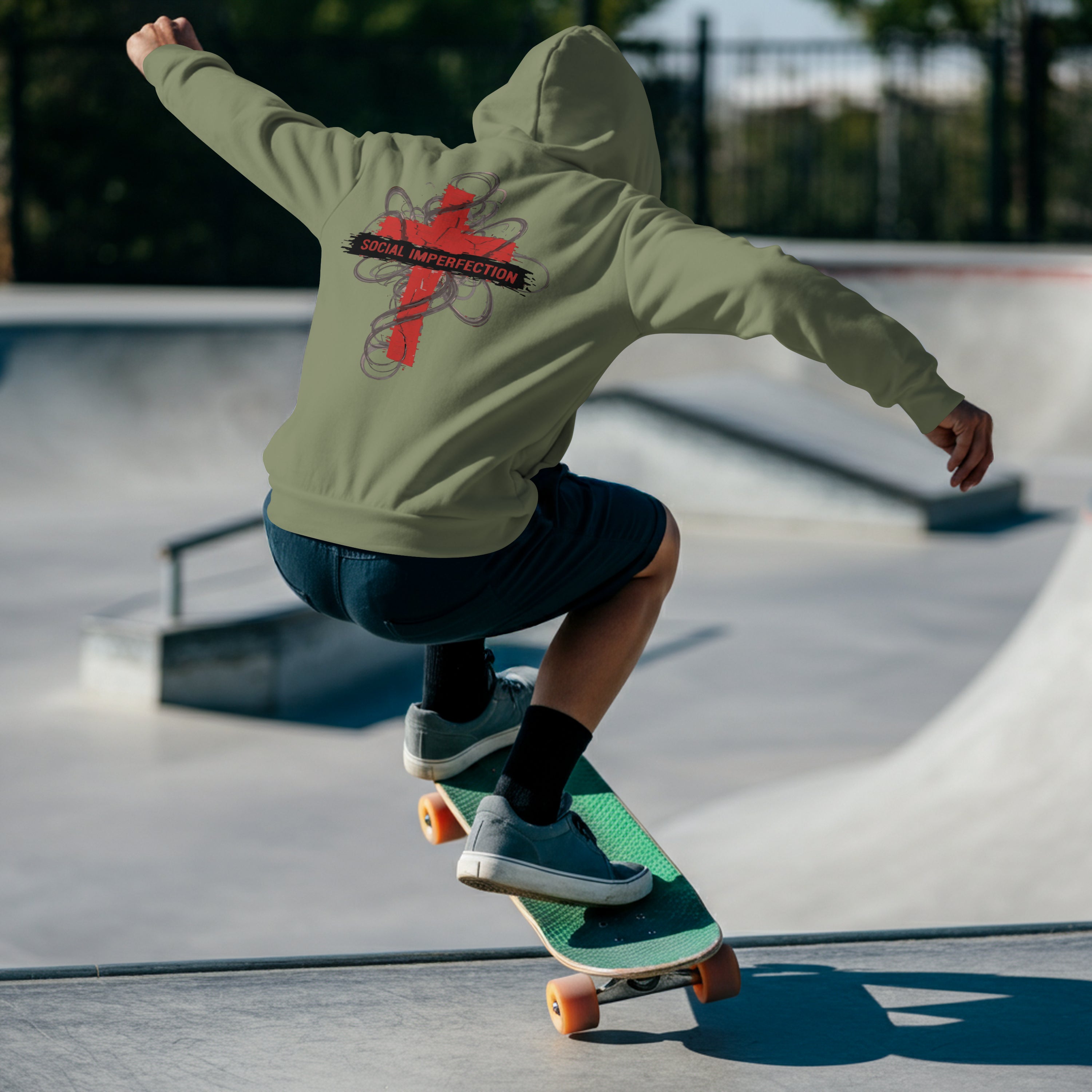 PHUNKYN Social Imperfection Hoodie (Rear)