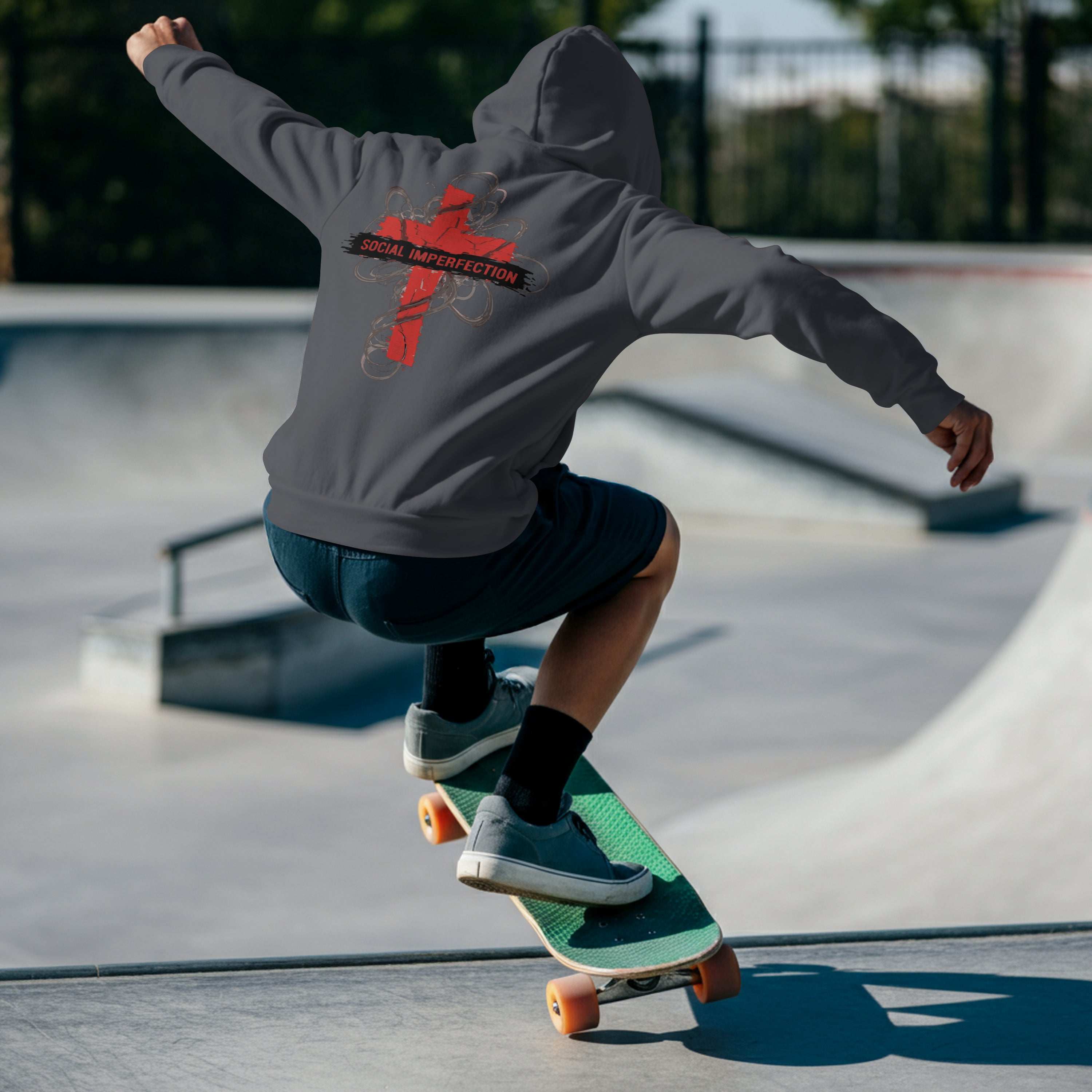 PHUNKYN Social Imperfection Hoodie (Rear)