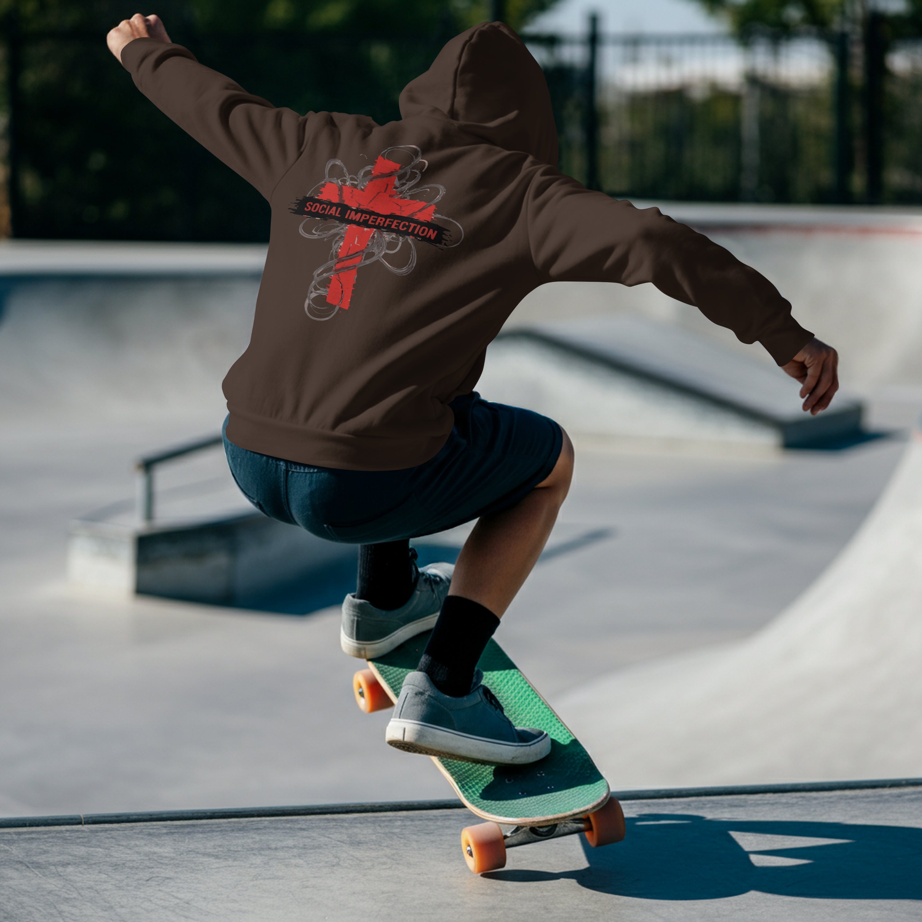 PHUNKYN Social Imperfection Hoodie (Rear)