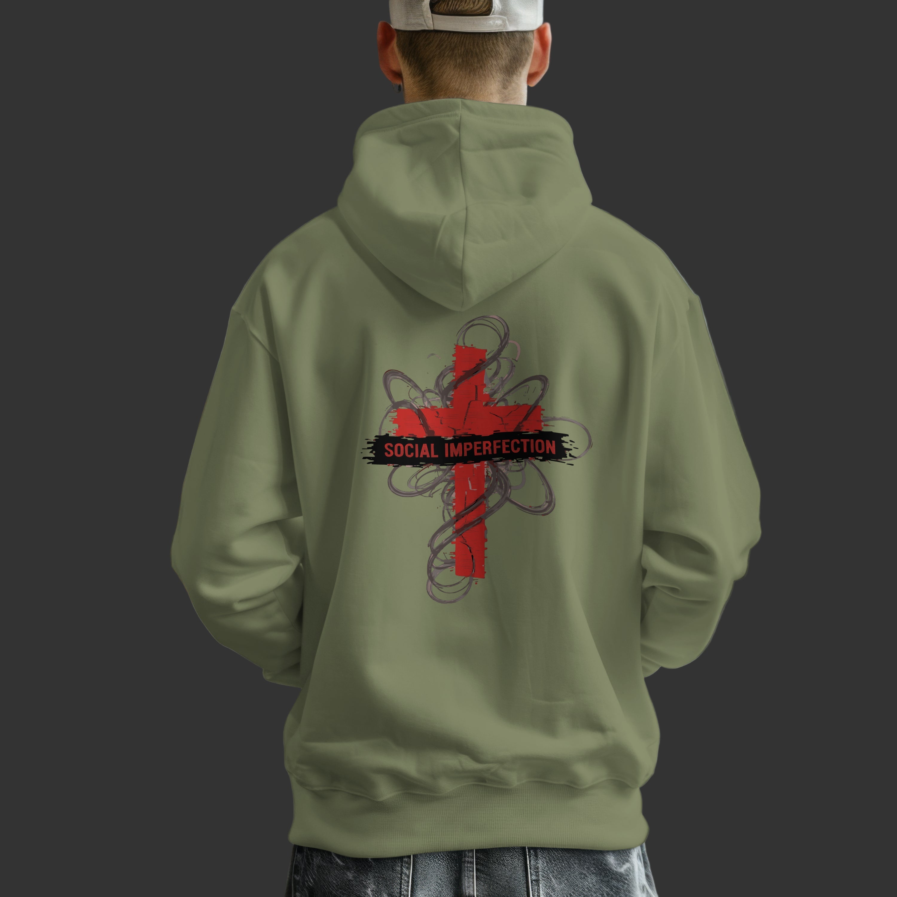 PHUNKYN Social Imperfection Hoodie (Rear)