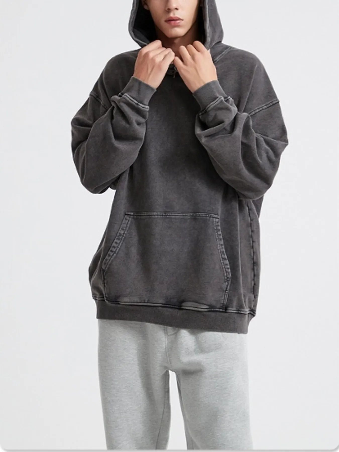 Men's Kangaroo Pocket Long Sleeve Hoodie | Hoodies Hoodie from PHUNKYN