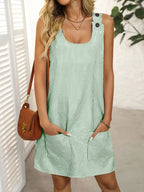 Mandy Striped Wide Strap Mini Dress | Dresses Mini Dress from PHUNKYN